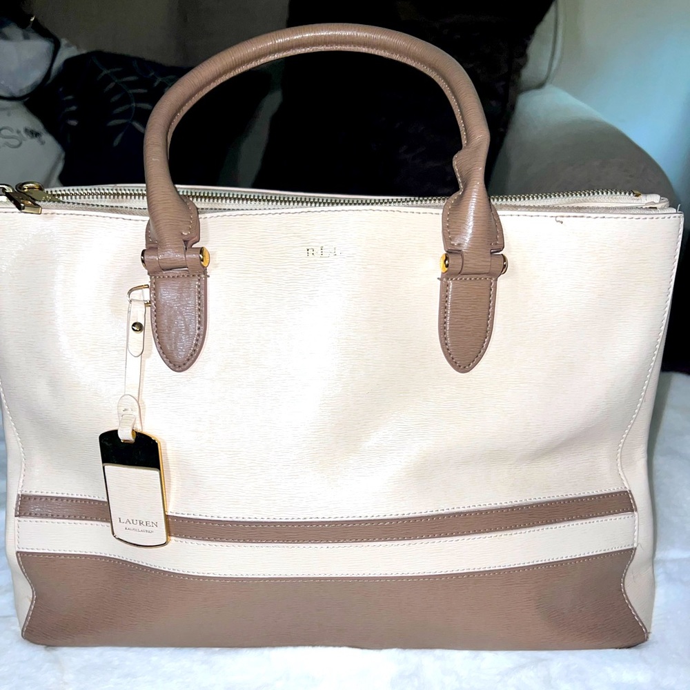Ralph Lauren tote with shoulder strap